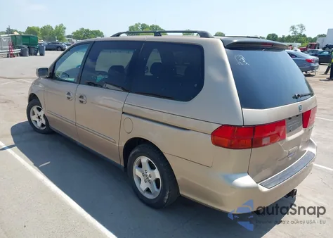 2000 Honda Odyssey Ex z USA, uszkodzony, nr VIN 2HKRL1868YH001859